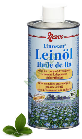 Olej lniany Linosan BIO 500ml Omega 3