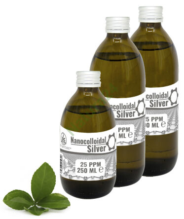 Colloidal Silver 2 x 500ml + 250 ml