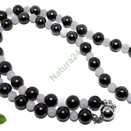 Zestaw biżuterii Szungit - Kwarc różowy - 4