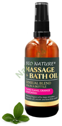 Organiczny olejek do masażu i kąpieli Pestki winogron – Zmysłowy 100 ml