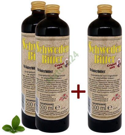 Swedish bitters Maria Treben 2x500ml+500ml 