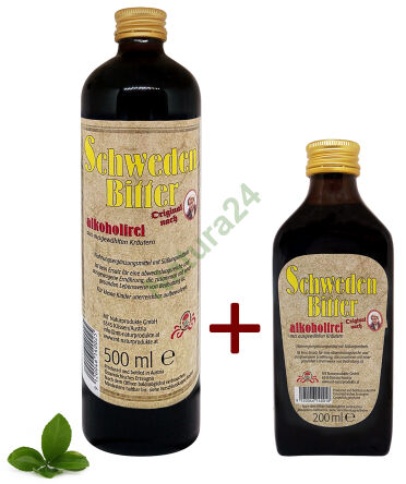 Swedish bitters without alcohol Maria Treben 500ml+200ml