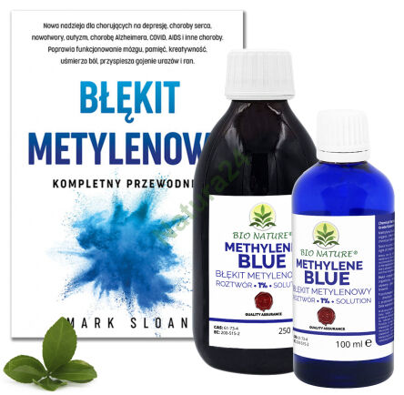 Błękit metylenowy 1% roztwór 250ml +100ml + Kompletny przewodnik