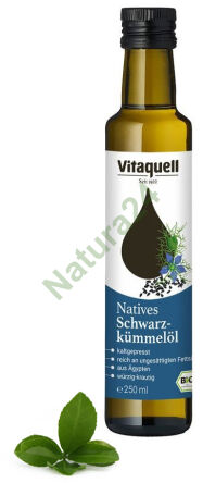 Olej z czarnego kminu, czarnuszki BIO Vitaquell 250ml Omega 6 Krótka data