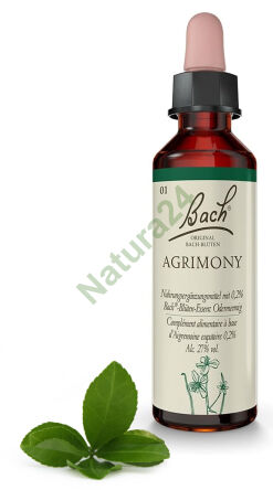 1. AGRIMONY / Rzepik pospolity 20 ml Nelson Bach Original Flower Remedies deutsch