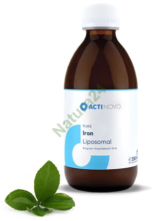 Liposomalne Żelazo 15mg z witaminą E 3mg 250ml