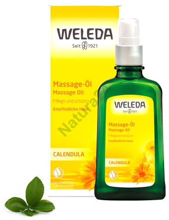 Pielęgnujący olejek do masażu z nagietka 100ml Weleda