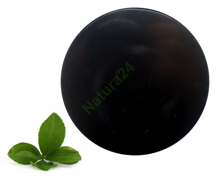 Szungit - płytka polerowana okrągła