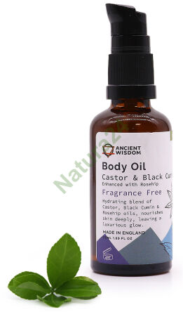 Organiczny olejek do ciała bezzapachowy, 50 ml