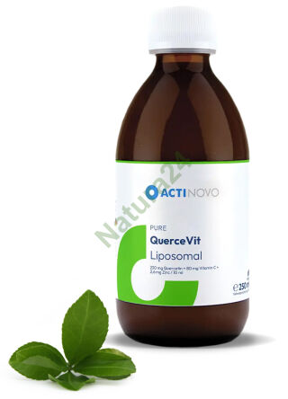 Liposomalny  QuerceVit 250ml 230 mg kwercetyny + 80 mg witaminy C + 2,6 mg cynku