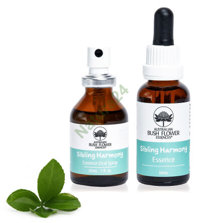 Sibling Harmony - spray/krople 30 ml - Australian Bush Flower Essences -25%