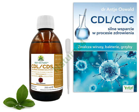 Zestaw CDL/ CDS Roztwór Dwutlenku Chloru 0,3% 250ml + Książka CDL/CDS