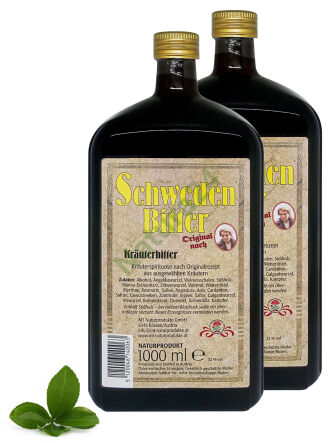 Zestaw Alk. Oryginalne zioła szwedzkie Nalewka 2x1000ml