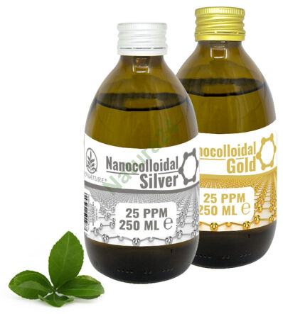 PROMOTIONAL SET Silver+Gold 25ppm 2x250ml