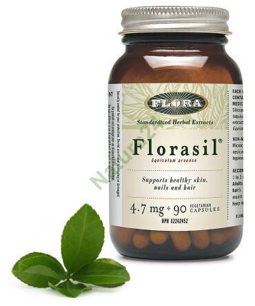 Florasil® – ekstrakt ze skrzypu polnego standaryzowany na 4,7 mg krzemu, kapsułki, 90 sztuk