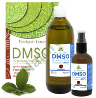 DMSO Dimetylosulfotlenek Czysty 500 ml + 100 ml + Książka DMSO na powszechne dolegliwości